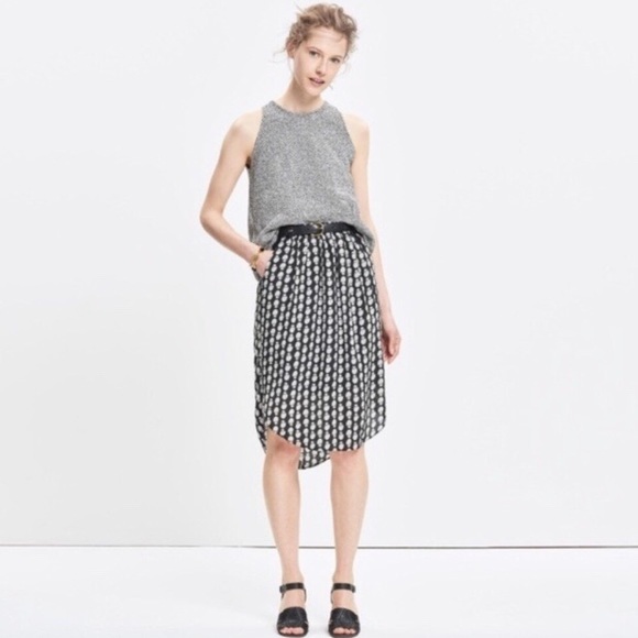 Madewell Dresses & Skirts - Madewell Silk Island Skirt in Bloomstamp Medium